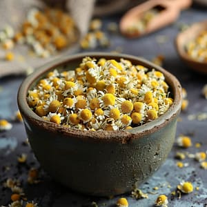 dried camomile flowers for pregnancy tea
